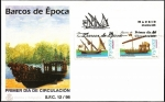 Stamps Spain -  Barcos de época - SPD