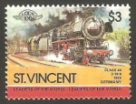 Sellos de America - San Vicente y las Granadinas -  locomotora alemana