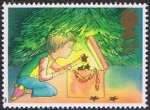 Stamps United Kingdom -  NAVIDAD'87. DECORANDO EL ÁRBOL