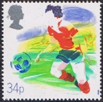 Stamps United Kingdom -  DEPORTES 1988. FÚTBOL