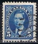 Sellos de America - Canad -  Scott  235  George VI (7)