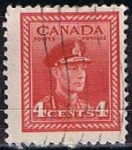 Sellos de America - Canad� -  Scott  254  Rey George VI (3)