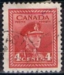 Stamps Canada -  Scott  254  Rey George VI (7)