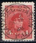 Stamps Canada -  Scott  254  Rey George VI (9)
