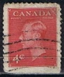 Stamps Canada -  Scott  287  Rey George VI