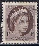Sellos de America - Canad -  Scott  337  Elizabeth II