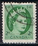 Sellos de America - Canad -  Scott  338   Elizabeth II (2)