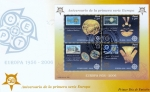 Stamps : America : Peru :  50 Años del tema Europa FDC