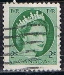 Stamps Canada -  Scott  338   Elizabeth II (4)