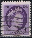 Sellos de America - Canad� -  Scott  340  Elizabeth II