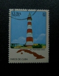 Sellos de America - Cuba -  Faros de Cuba. 