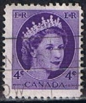 Stamps Canada -  Scott  340  Elizabeth II (2)