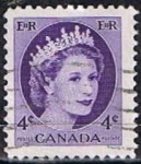 Sellos de America - Canad� -  Scott  340  Elizabeth II (10)