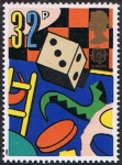 Stamps United Kingdom -  EUROPA 1989. JUGUETES