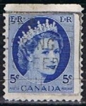 Sellos de America - Canad -  Scott  341  Elizabeth II