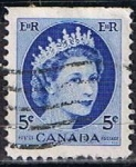 Sellos de America - Canad -  Scott  341  Elizabeth II (8)