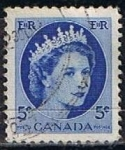 Stamps Canada -  Scott  341  Elizabeth II (9)