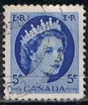 Sellos de America - Canad� -  Scott  341  Elizabeth II (9)