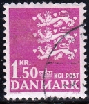 Stamps Denmark -  Coat of Arms	