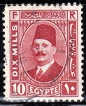 Stamps : Africa : Egypt :  Fuad I de Egipto	