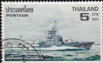 Sellos de Asia - Tailandia -  barcos de guerra