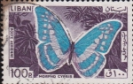 Stamps Africa - Lebanon -  mariposas