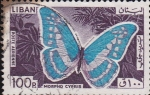 Sellos del Mundo : Africa : Lebanon : mariposas