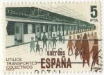 Stamps : Europe : Spain :  2562.- Utilize transportes colectivos. Metro
