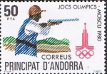 Stamps : Europe : Andorra :  JUEGOS OLÍMPICOS DE MOSCÚ. TIRO