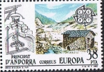 Stamps Andorra -  EUROPA 1983. MOLINO HIDRÁULICO DEL SIGLO XVI