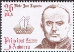 Stamps Andorra -  OBISPO JUAN L. LAGUARDA FENOLLERA