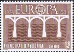 Stamps Andorra -  EUROPA 1984