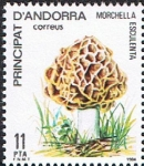 Stamps Andorra -  NATURALEZA. MURGA (MORCHELLA ESCULENTA)