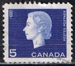 Sellos de America - Canad -  Scott  405  Reina  Elizabeth II