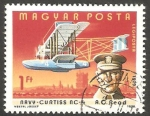 Stamps Hungary -  416 - A.C. Read piloto y nave Curtiss