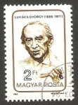 Stamps Hungary -  2971 - centº del nacimiento de Gyorgy Lukacs, filósofo