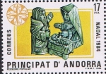 Stamps Andorra -  NAVIDAD 1984. PESEBRE POPULAR