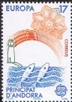 Stamps Andorra -  EUROPA 1986. PROTECCIÓN DE LA VIDA MARINA