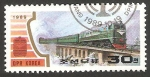Sellos del Mundo : Asia : Corea_del_norte : 2092 - locomotora diesel
