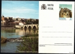 Stamps Spain -  Tarjeta entero Postal   Zamora - Río Duero - Iglesia de Santa María La Nueva