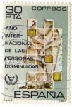 Stamps Spain -  2612.- Año internacional de las personas disminuidas