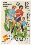 Stamps : Europe : Spain :  2613.- Copa mundial de fútbol<<ESPAÑA`82>>