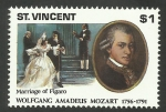 Stamps America - Saint Vincent and the Grenadines -  Mozart