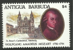 Stamps Antigua and Barbuda -  Mozart