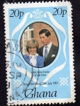 Stamps : Africa : Ghana :  Royal Wedding