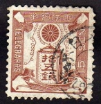 Stamps : Asia : Japan :  Telegraphs
