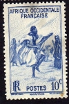 Stamps France -  Danse des Fusils dans le Trarza Mauritania