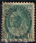 Stamps Canada -  Scott   75 Reina Victoria (2)