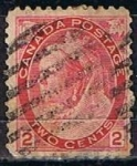 Sellos de America - Canad -  Scott   77  Reina Victoria (4)