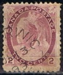 Stamps Canada -  Scott   76  Reina Victoria